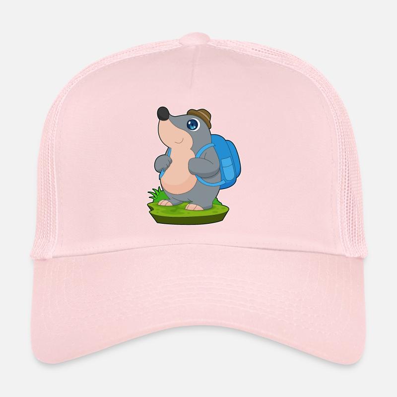 Maulwurf Wanderer Rucksack Trucker Cap