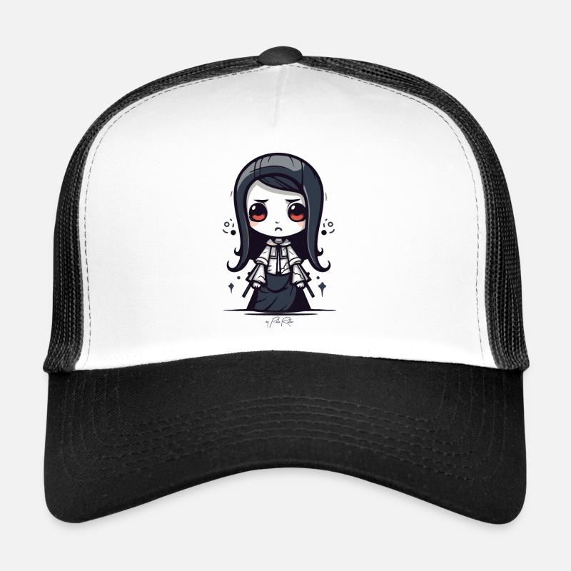 Chibi Japanisches Samurai-Mädchen Trucker Cap