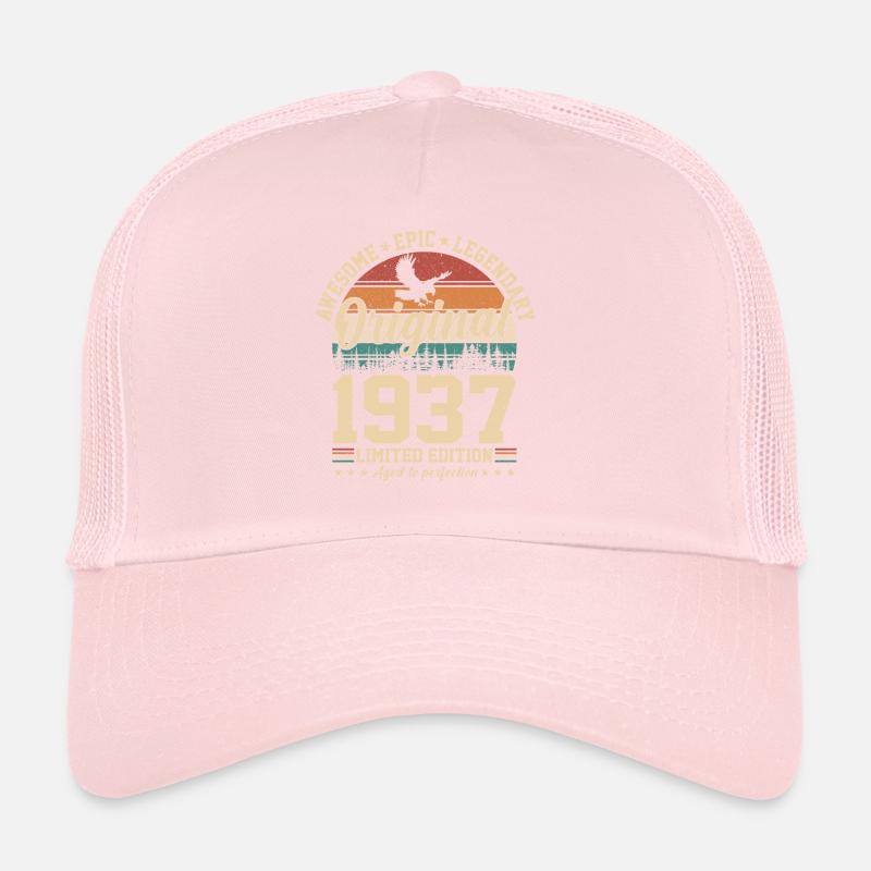 Legendary 87th Birthday Retro Gift 1937 Trucker Cap