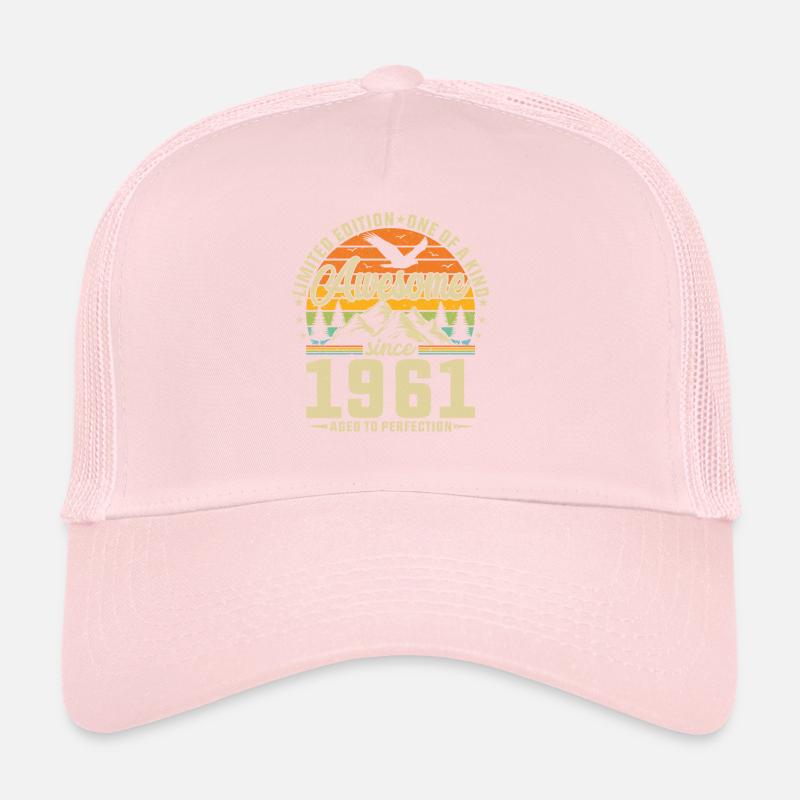 Geburtstag 1961 - Vintage Jahrgangsgeschenk Trucker Cap