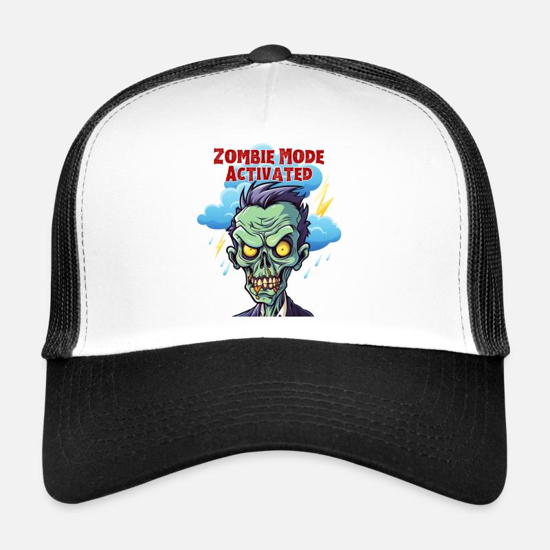 Zombie mode activated, Fun, Spaß, Humor, Lustig, Trucker Cap