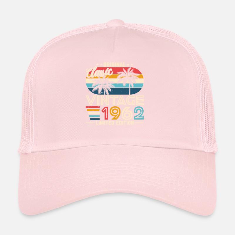 Vintage 1962 Geburtstag Retro Trucker Cap