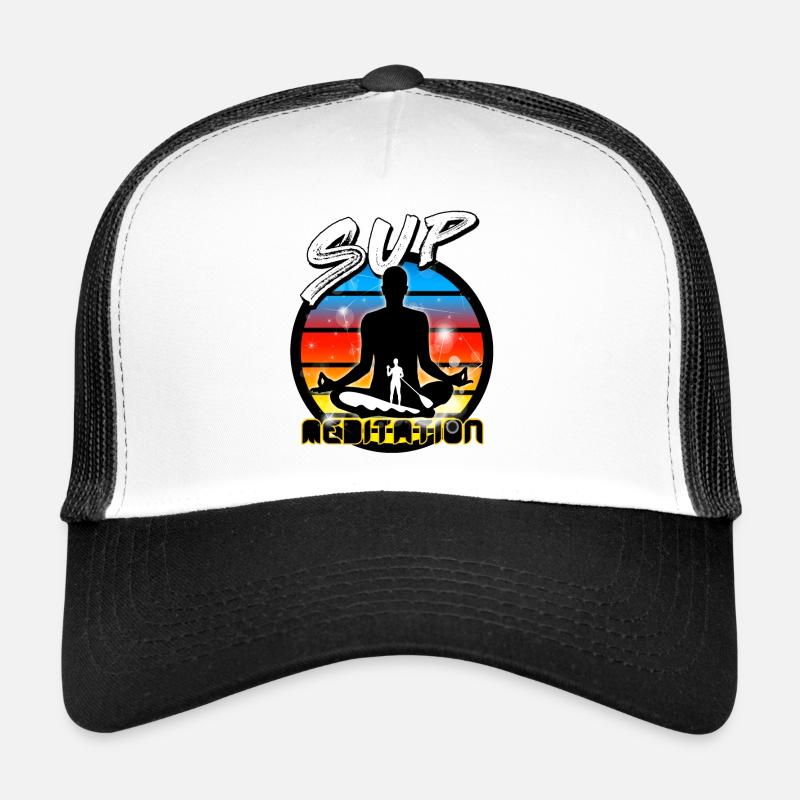 Stand up paddle - Trucker Cap - Weiß/Schwarz