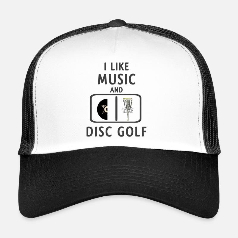 Discgolf - Trucker Cap - Weiß/Schwarz