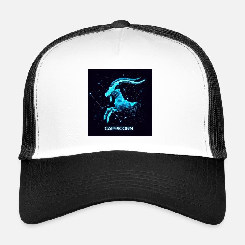 Capricorn constellation geometrique Casquette trucker 