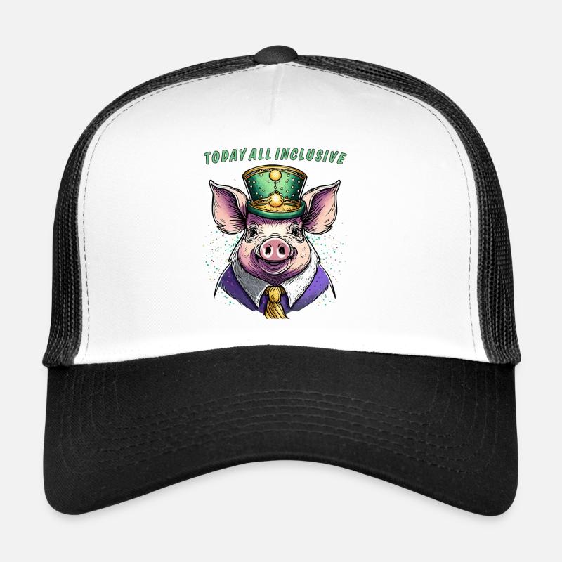 COCHON AUJOURD’HUI TOUT COMPRIS Casquette trucker 