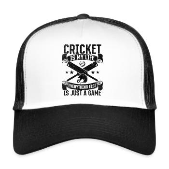 Cricket Quotes Cricket Saying Cricketing Cricket - Trucker Cap - white/black - Front