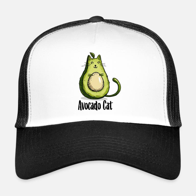 Avocat chat chats cadeau végétarien Casquette trucker 