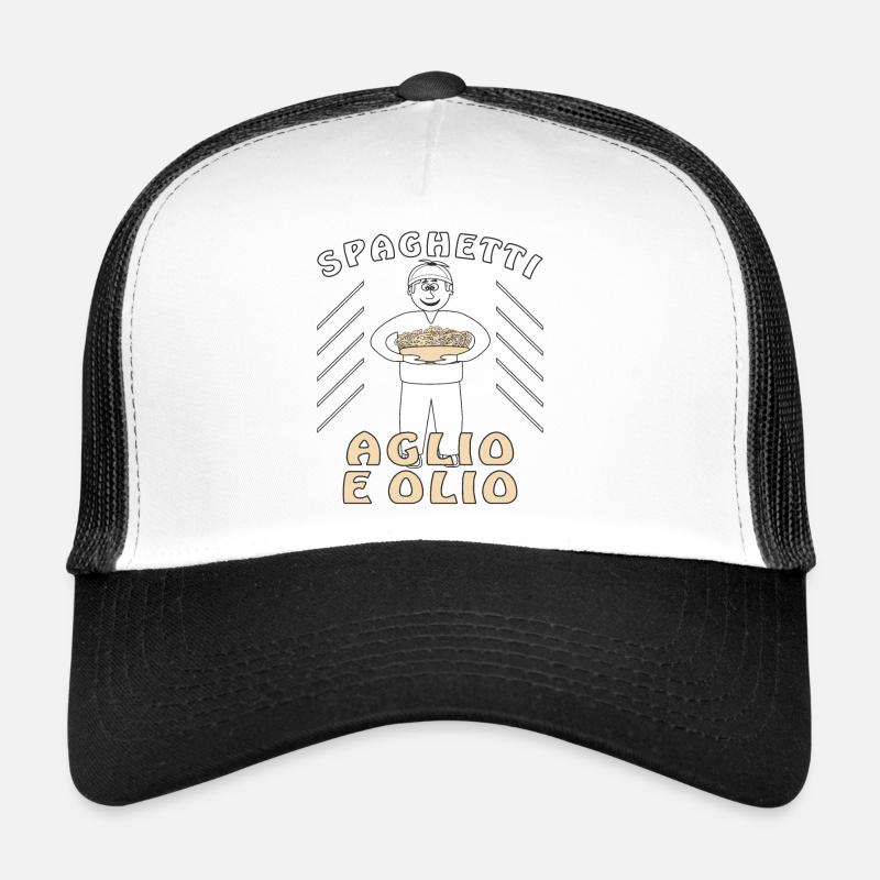 SPAGHETTI AGLIO E OLIO Casquette trucker 