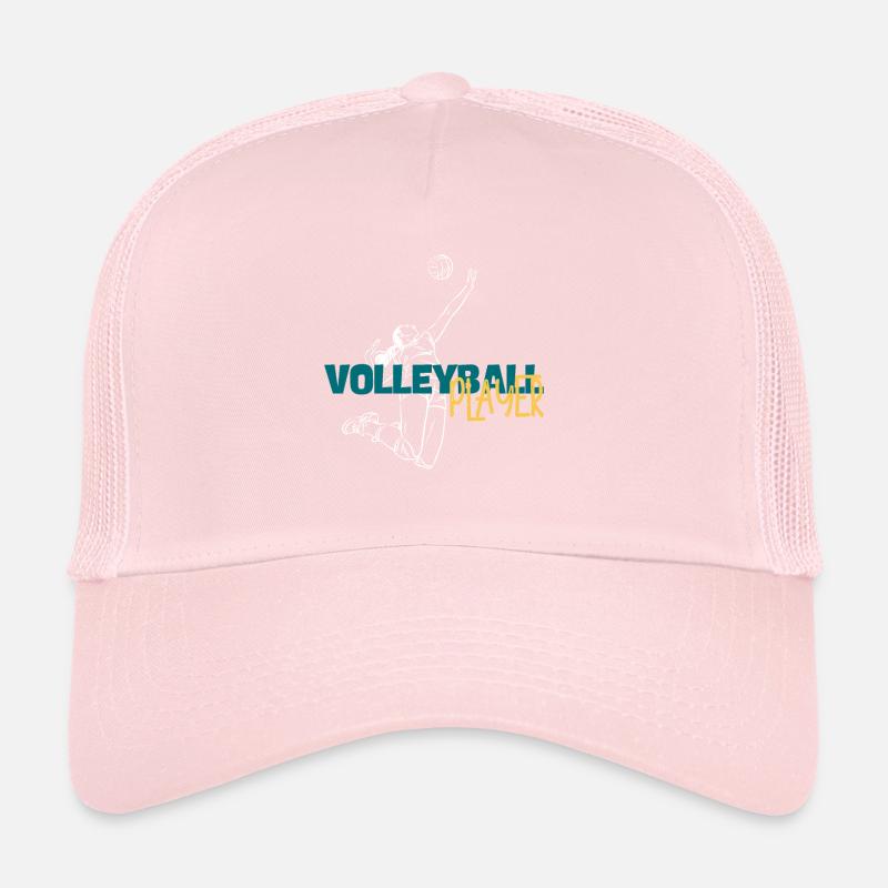 Volley Dive: Dynamic Player Duo Trucker Cap