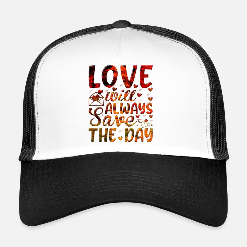 Aimez-moi la Saint-Valentin Joyeux Valentin Saint-Valentin Casquette trucker 