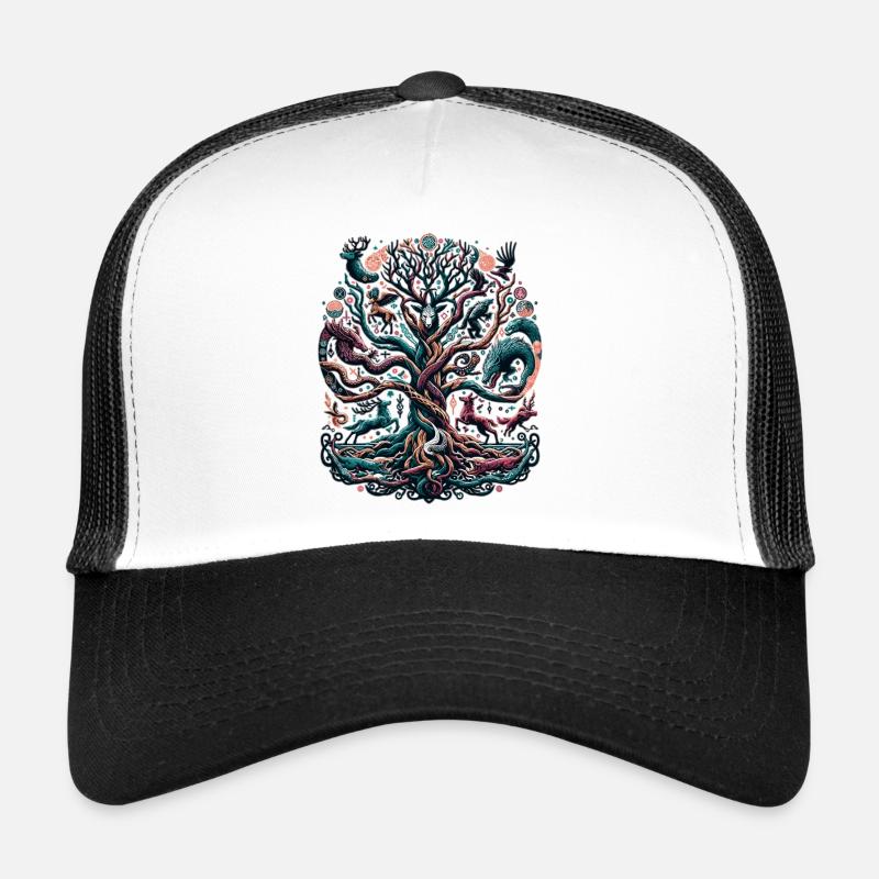 Keltischer Lebensbaum: Symphonie der Wildnis Trucker Cap
