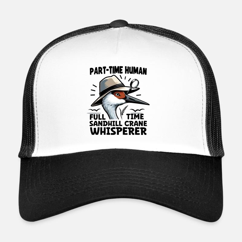 Amateurs de grues du Canada Observation des oiseaux Casquette trucker 