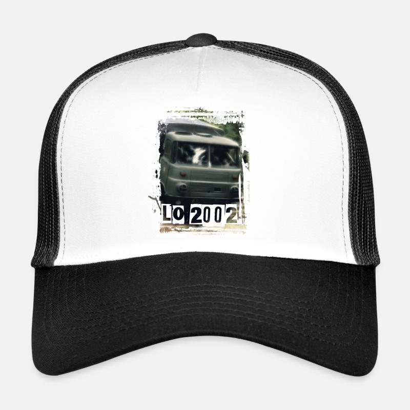Robur LO 2002 DDR - Trucker Cap - Weiß/Schwarz