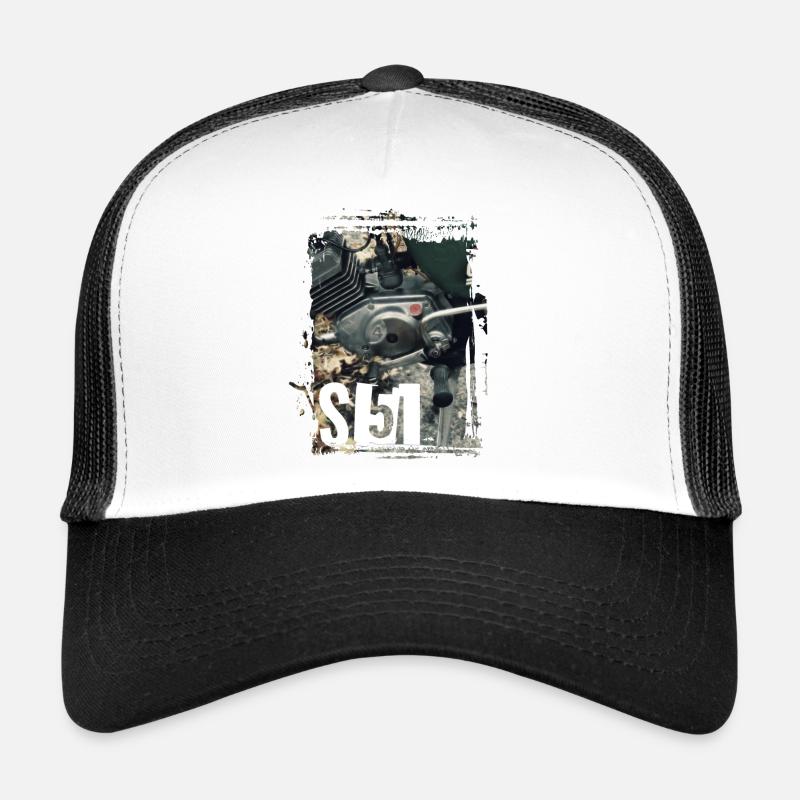 S51 Enduro Motorrad Motorblock Trucker Cap