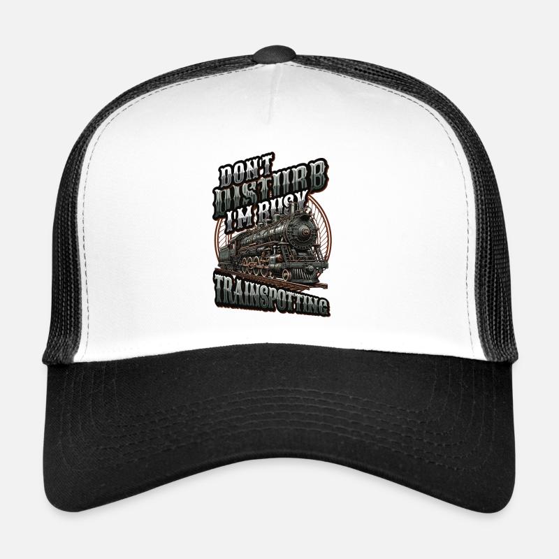 Trainspotting Train Lovers Trains Trucker Cap