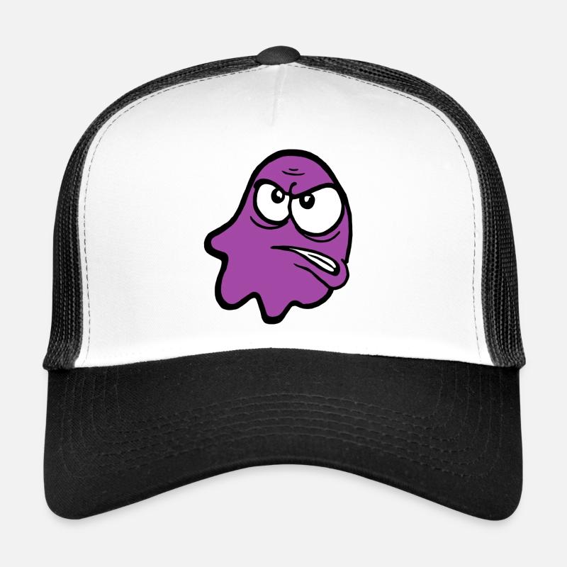 Knurri in purple - Trucker Cap - white/black
