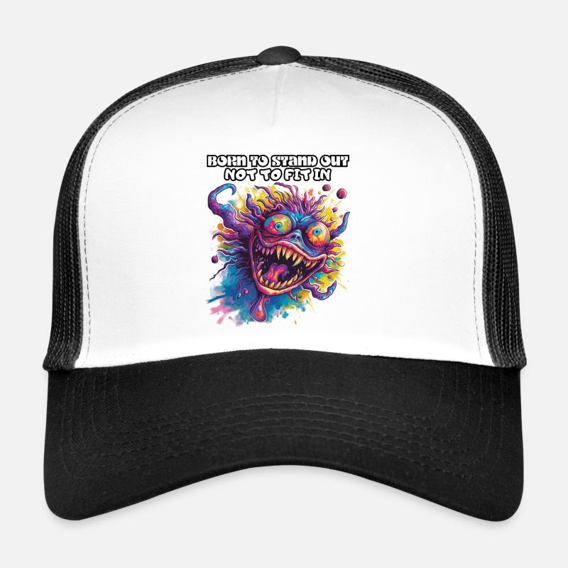 Né pour se démarquer, ne pas s’intégrer, être différent, cool Casquette trucker 