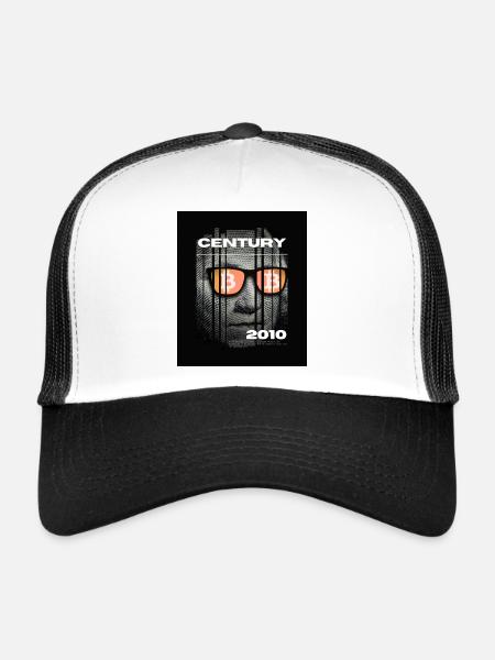 Bitcoin Century - Das Bitcoinlogo - Trucker Cap - Weiß/Schwarz