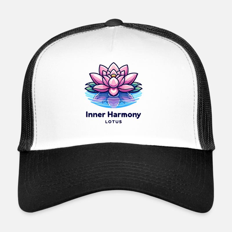 Inner Harmony Lotus - Eau sereine et design de fleurs Casquette trucker 