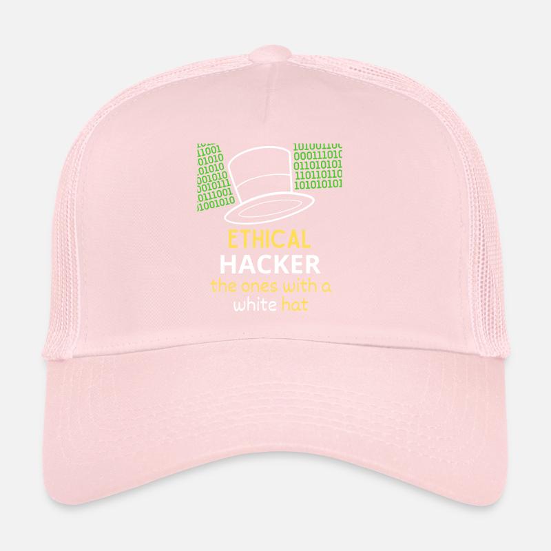 Ethical Hacker White Hat Casquette trucker 