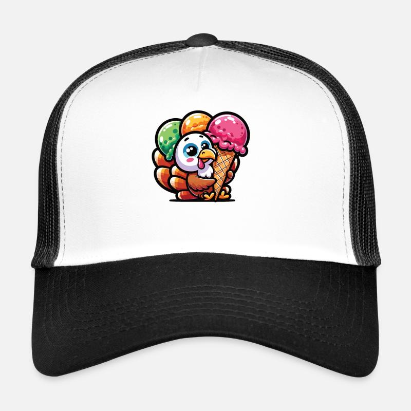 Thanksgiving Truthahn mit Eis Trucker Cap