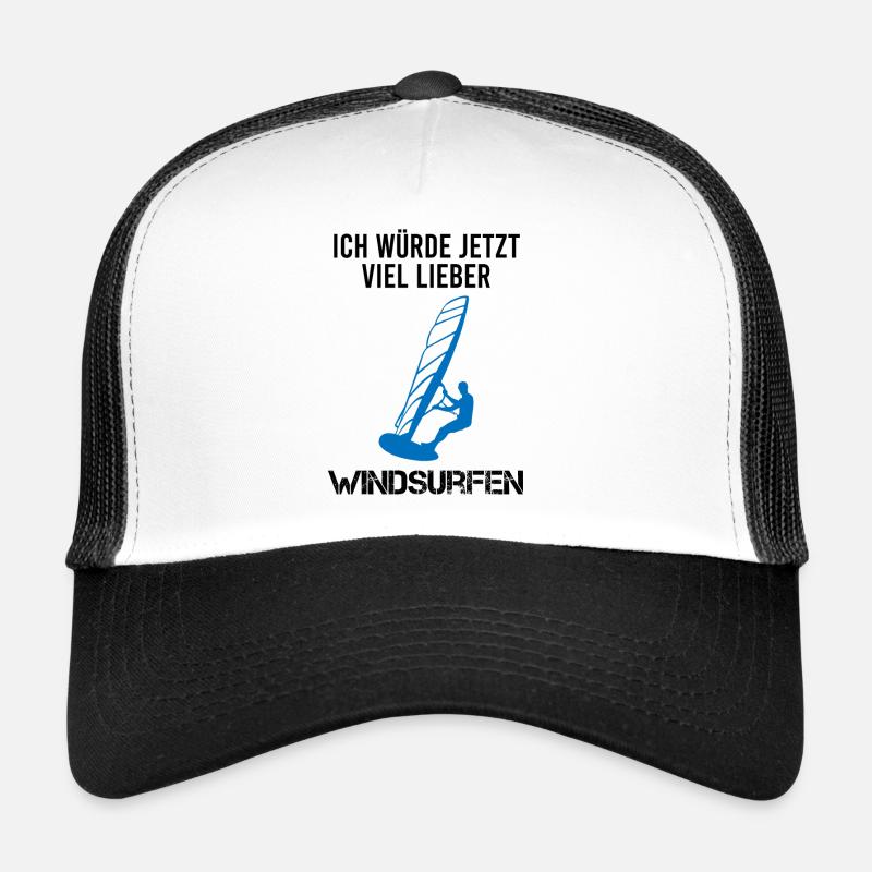 Prefer Windsurfing - Now Trucker Cap