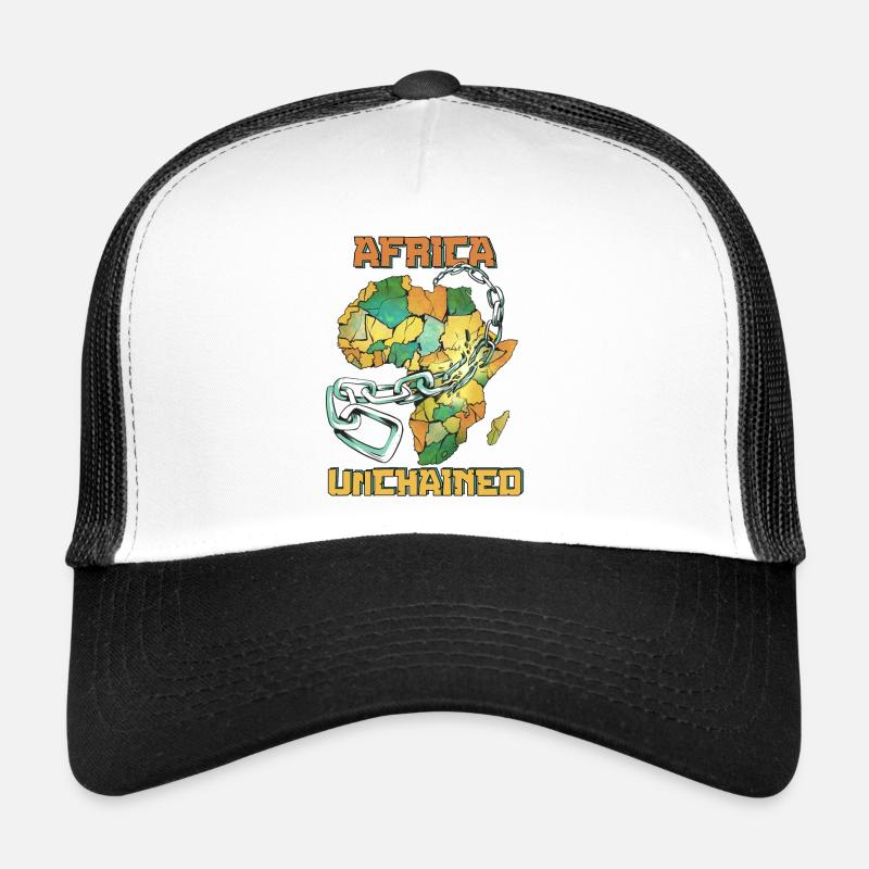 Africa Unchained - Trucker Cap - Weiß/Schwarz