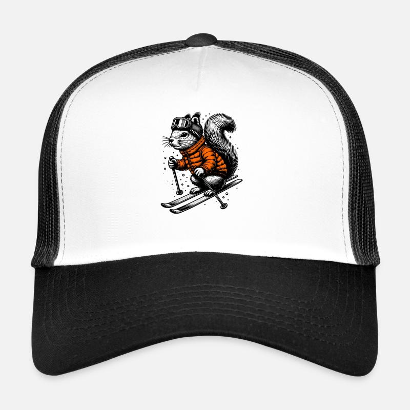 Écureuil de ski Casquette trucker 