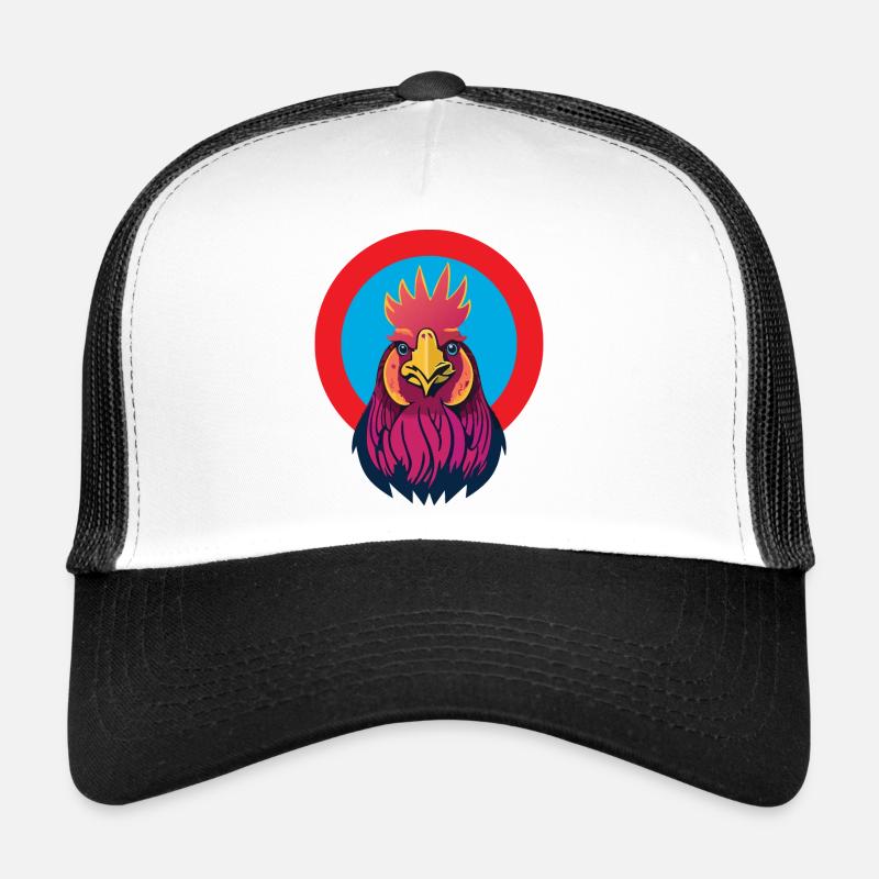Coq déjanté ! Casquette trucker 