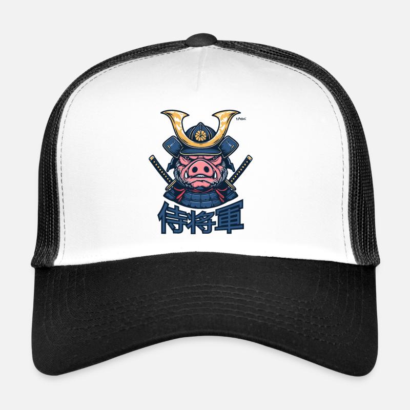 Shogun Samurai Schwein Trucker Cap