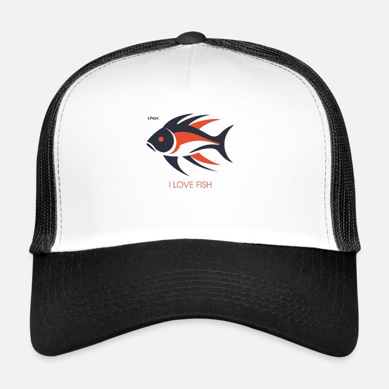 I love fish Trucker Cap