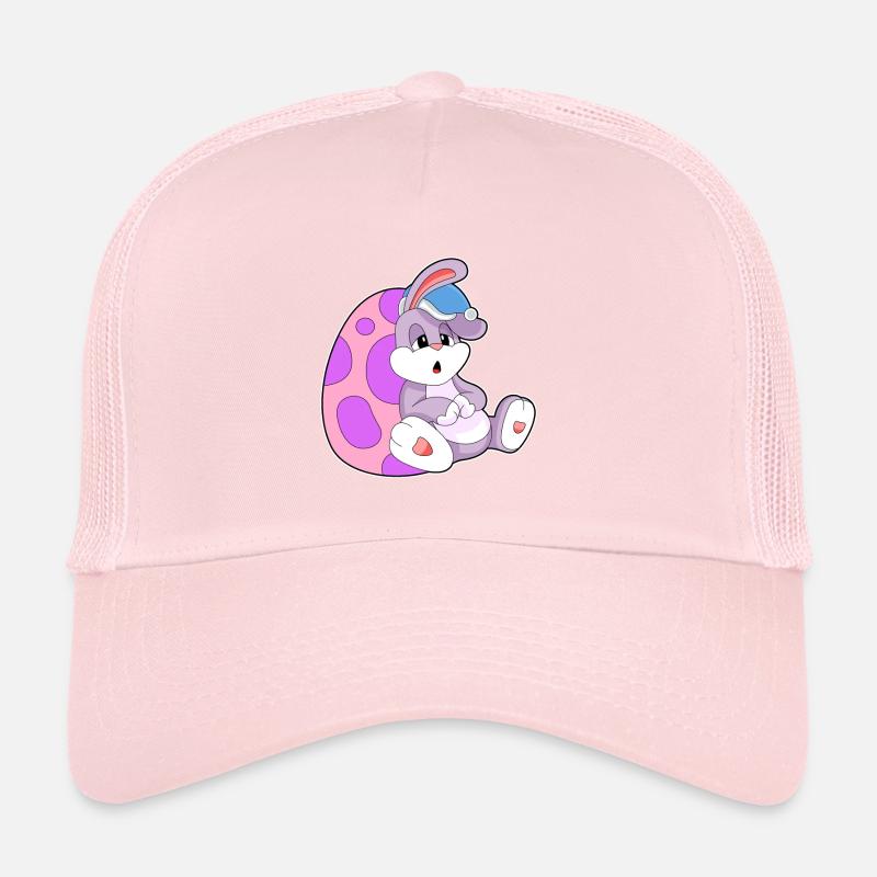Bunny Easter Easter Egg Sleeping Trucker Cap
