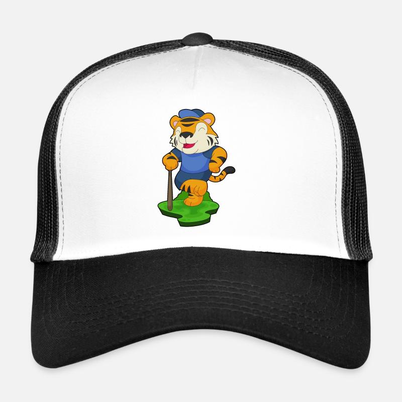 Tiger Baseball Baseballschläger Trucker Cap