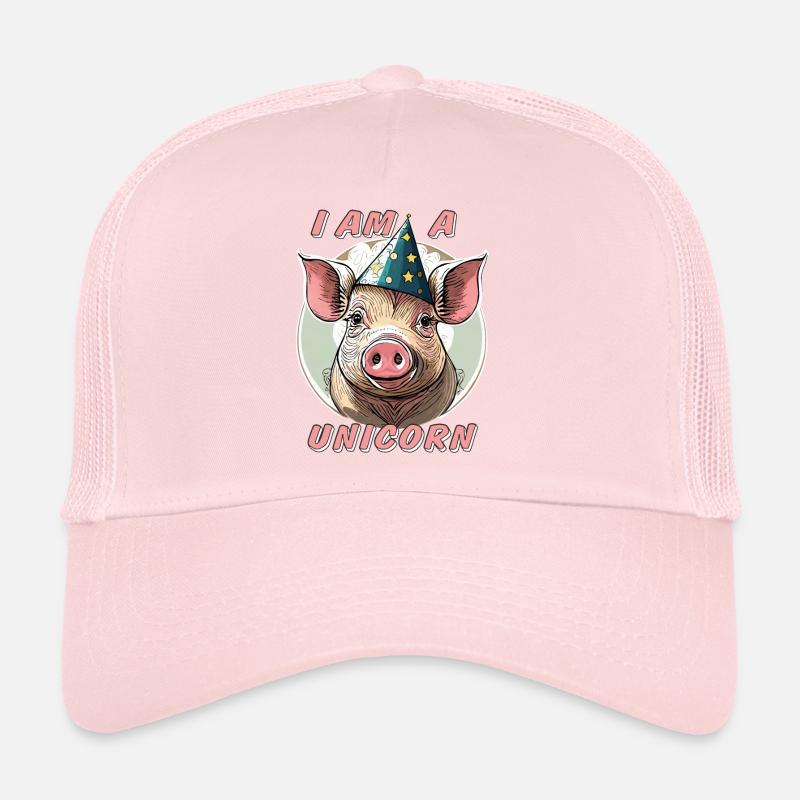 Carnaval de cochon JE SUIS UNE LICORNE Casquette trucker 