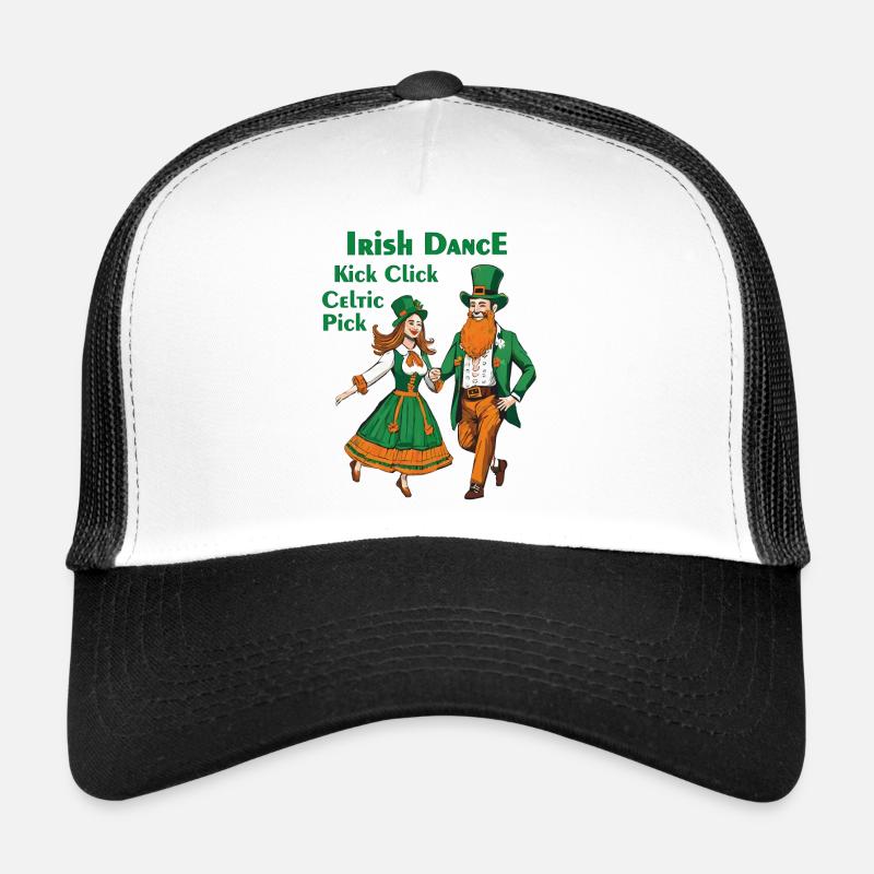 DANSE IRLANDAISE KICK CLICK PIC CELTIQUE Casquette trucker 