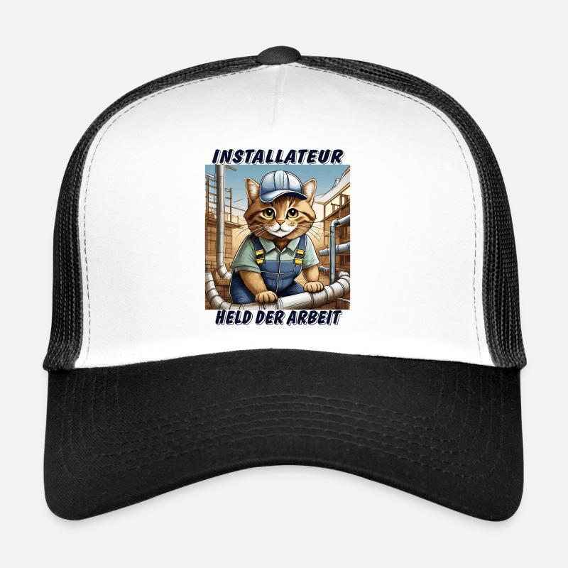 INSTALLATEUR DE CHAT Casquette trucker 