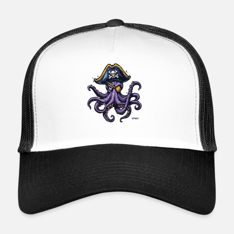 Le pirate Kraken Casquette trucker 