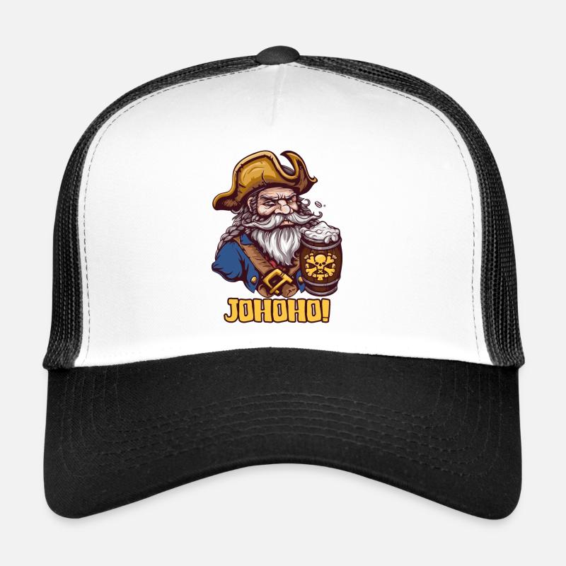 Johoho et un tonneau : Pirate rétro Casquette trucker 
