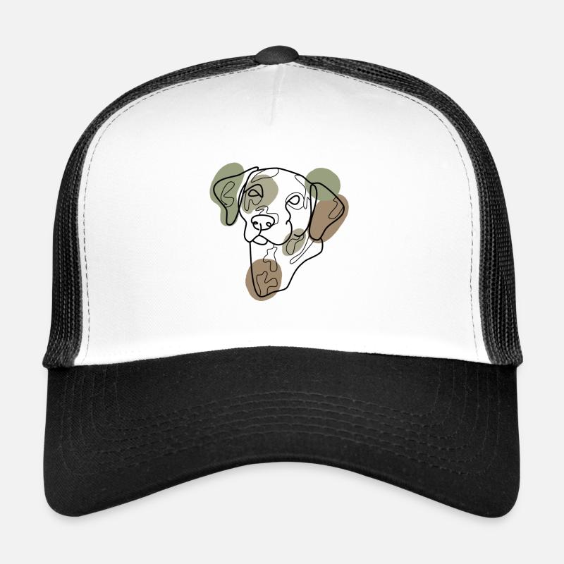 Dalmatinisches lineares Porträt Trucker Cap