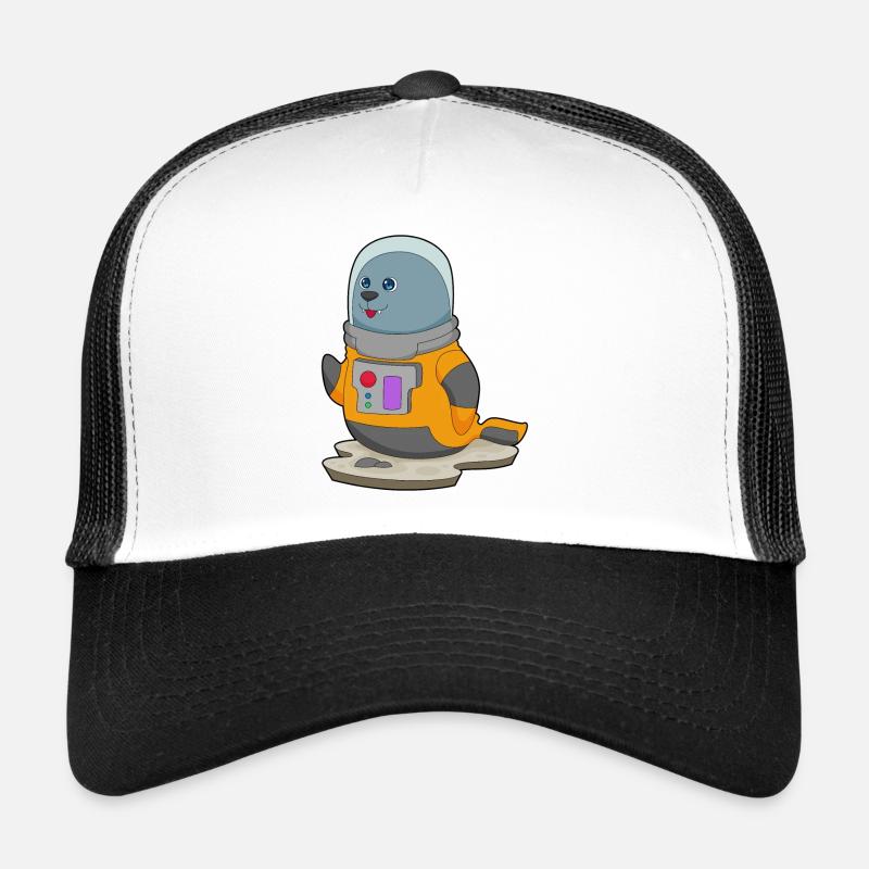 Seal Astronaut Space Casquette trucker 