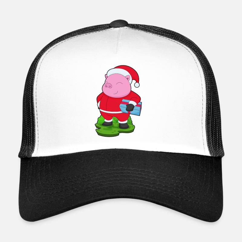 Forfait de Noël cochon Casquette trucker 