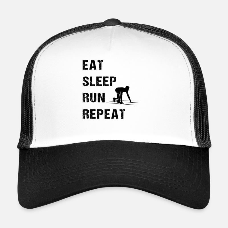Sprinter Routine Motiv Sportler Geschenk Trucker Cap
