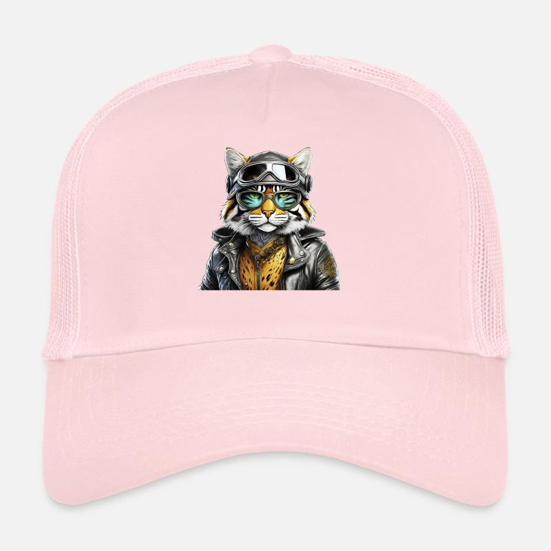 KATZE LEDERJACKE BRILLE Trucker Cap