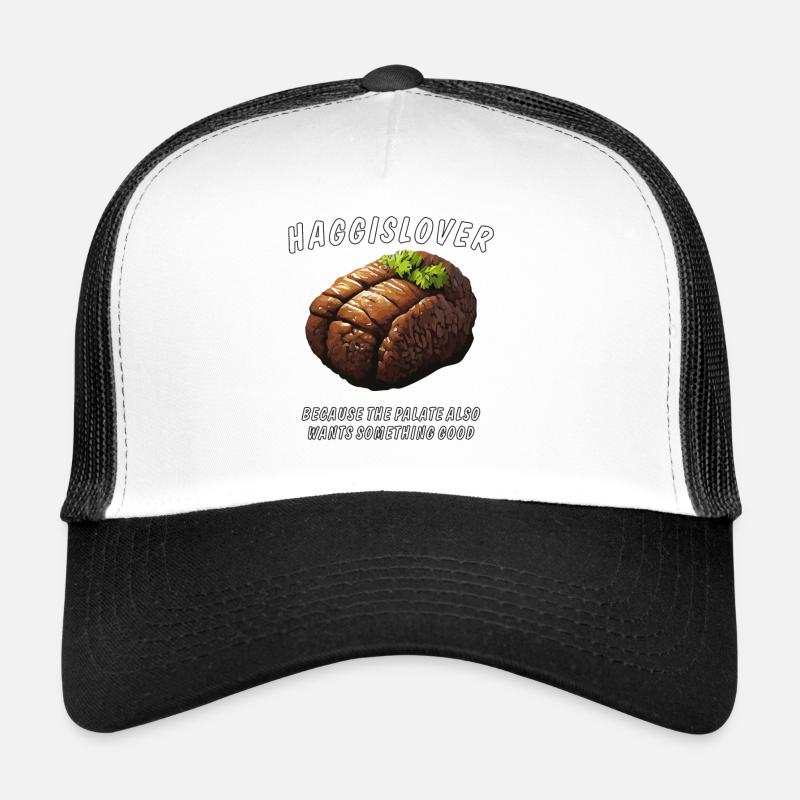 HAGGISLOVER - Trucker Cap - Weiß/Schwarz