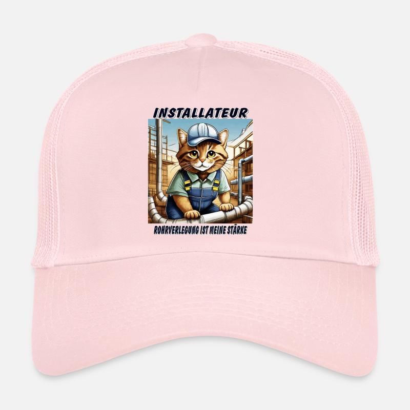 INSTALLATEUR DE CHAT Casquette trucker 