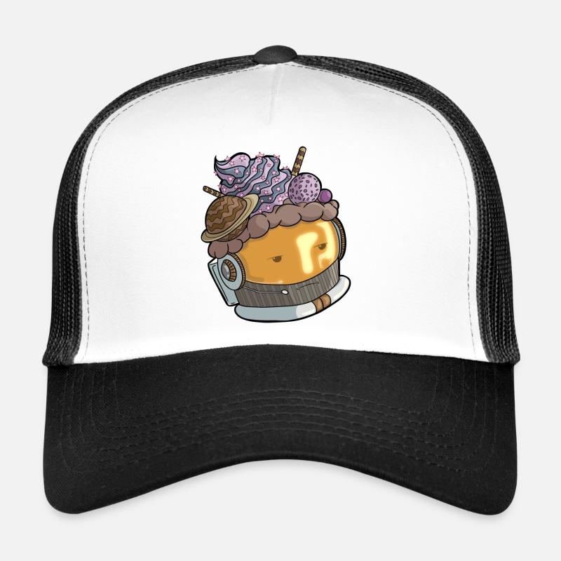 Astro Cupcake - Trucker Cap - Weiß/Schwarz