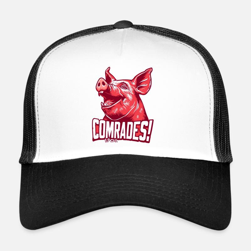 Parodie du camarade communiste Pig Casquette trucker 