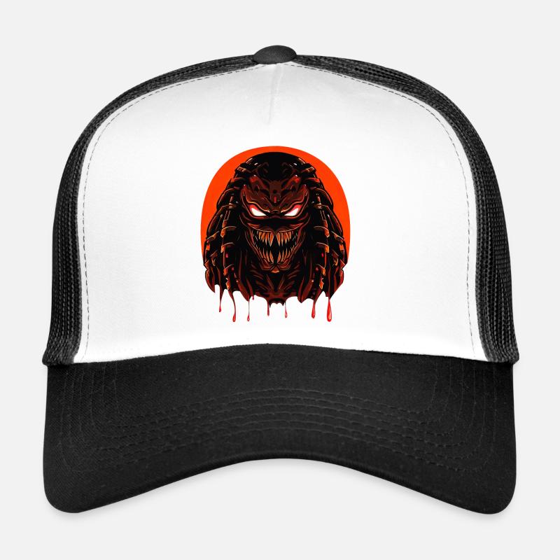 Scary Logo - Trucker Cap - white/black