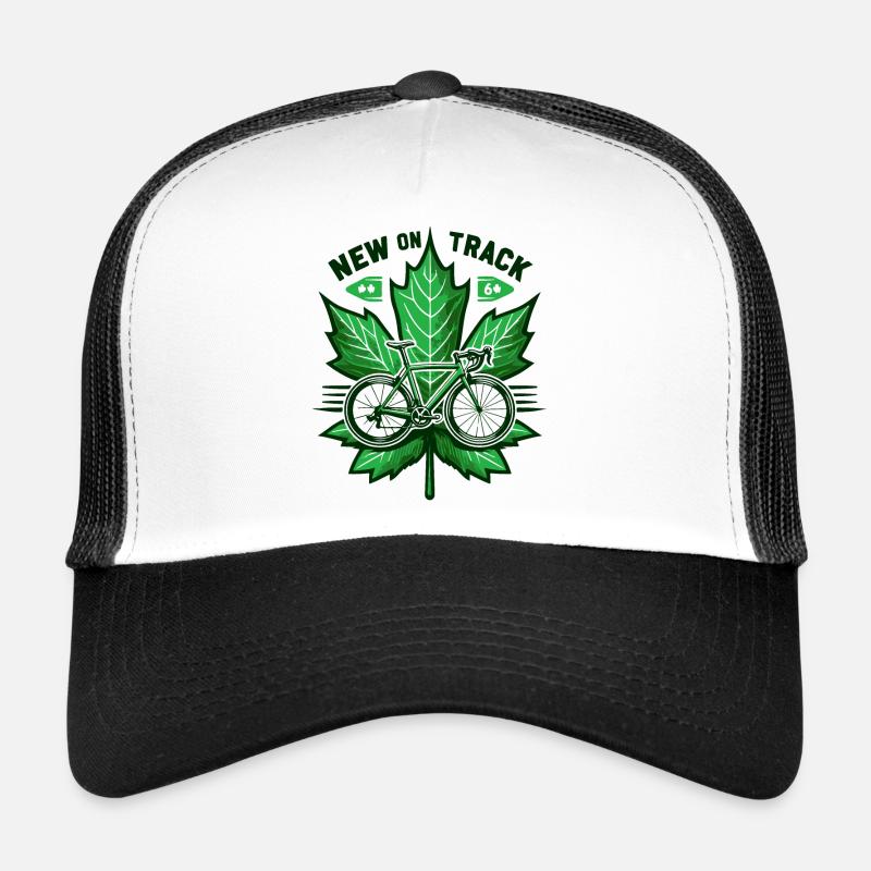 Conception du logo Cycling Leaf Casquette trucker 